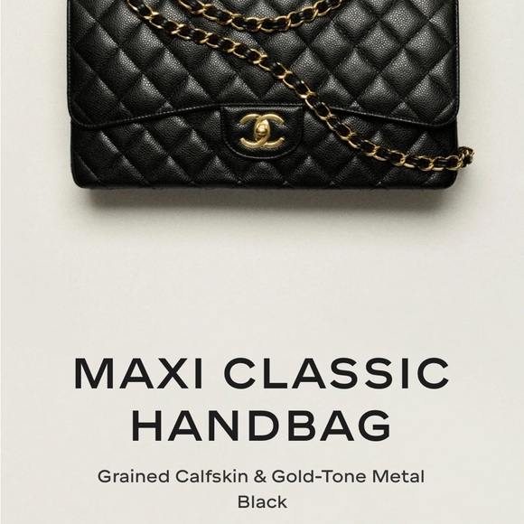 Chanel Black Quilted Shoulder Bag with Gold Chain